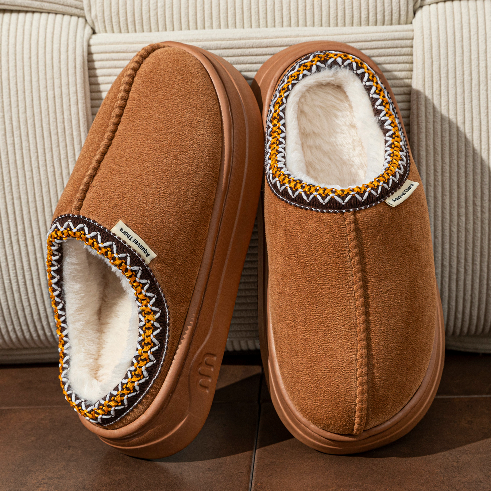Men Shoes Boots - Winter Women's Slippers Boots Fashion Fuzzy