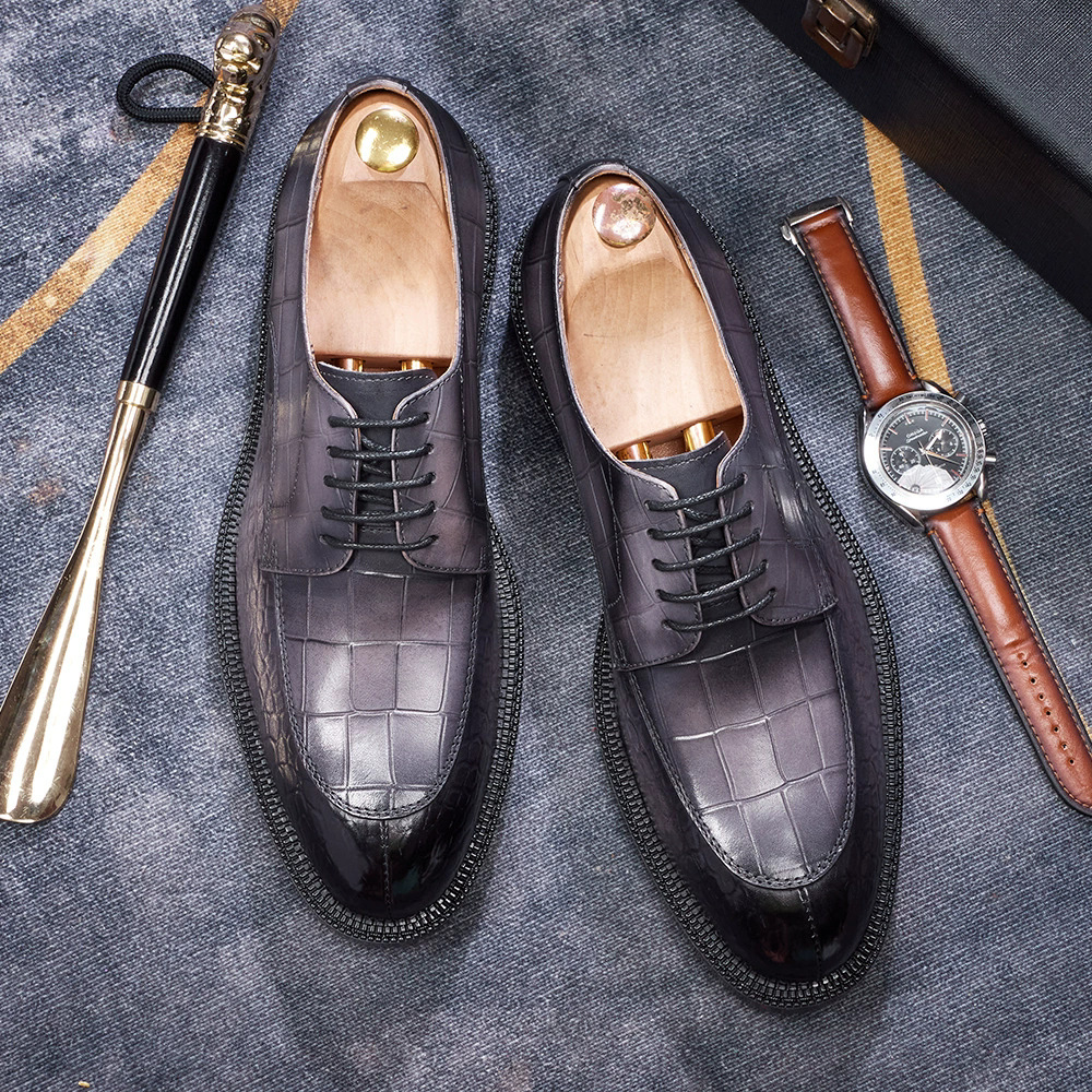 Men's Leather Shoes British St - Men Shoes Formal avaliação e preço