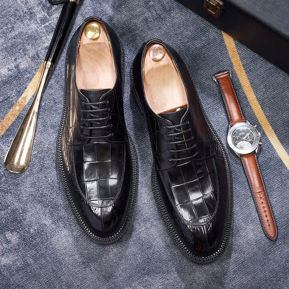 Men's Leather Shoes British St - Men Shoes Formal avaliação e preço