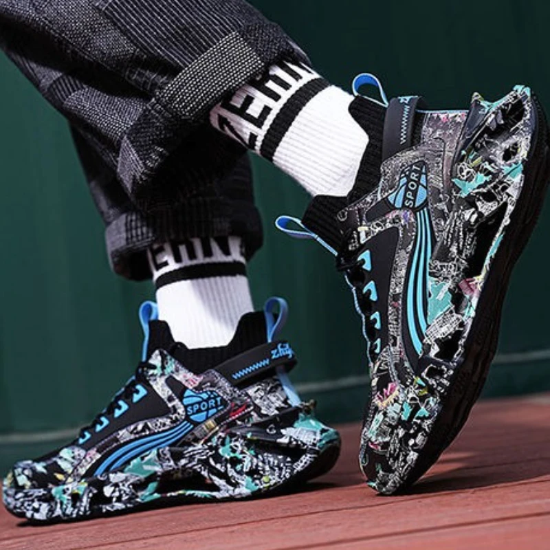 Print Running Male Sports Shoe - Men Shoes On Clearance avaliação e preço