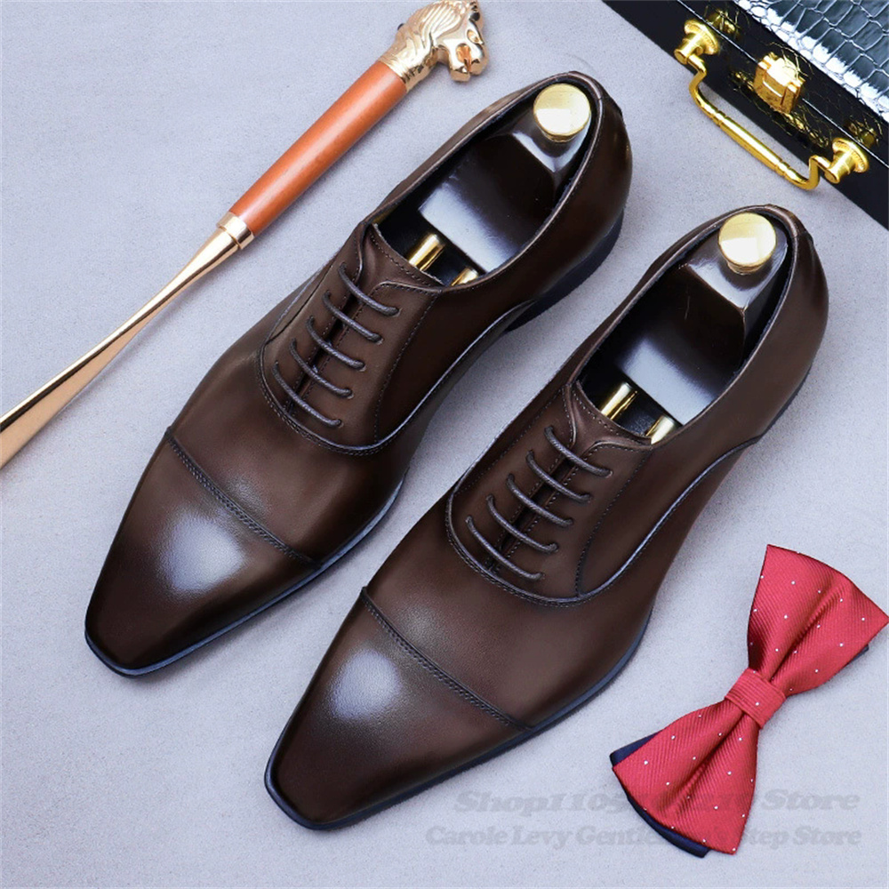 Men Oxford Leather Shoes New B - Men Shoes Formal avaliação e preço