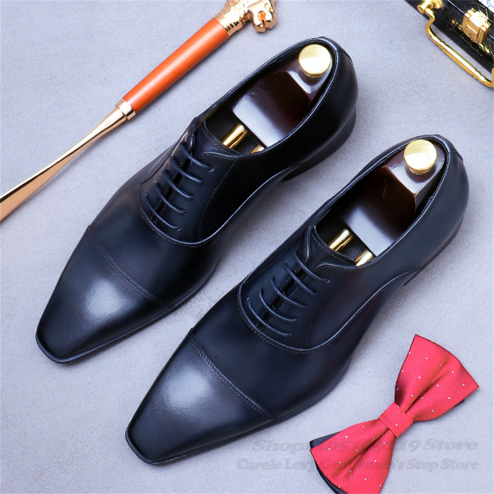 Men Oxford Leather Shoes New B - Men Shoes Formal avaliação e preço