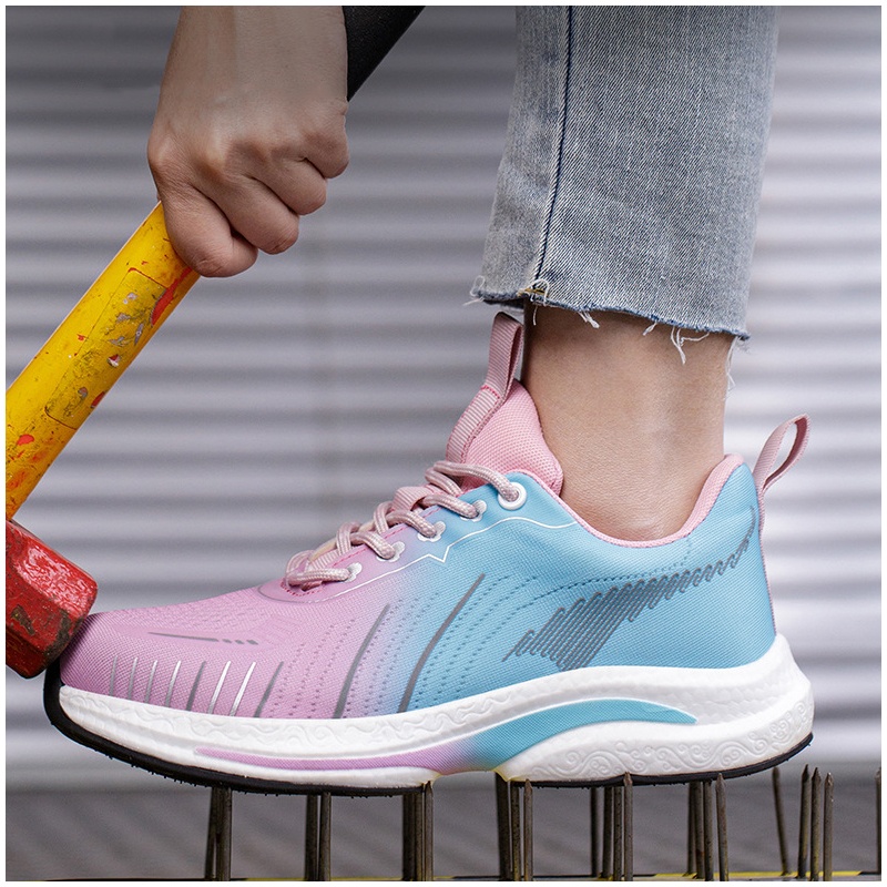 women fashion breathable steel - Work Boot Steel Toe avaliação e preço