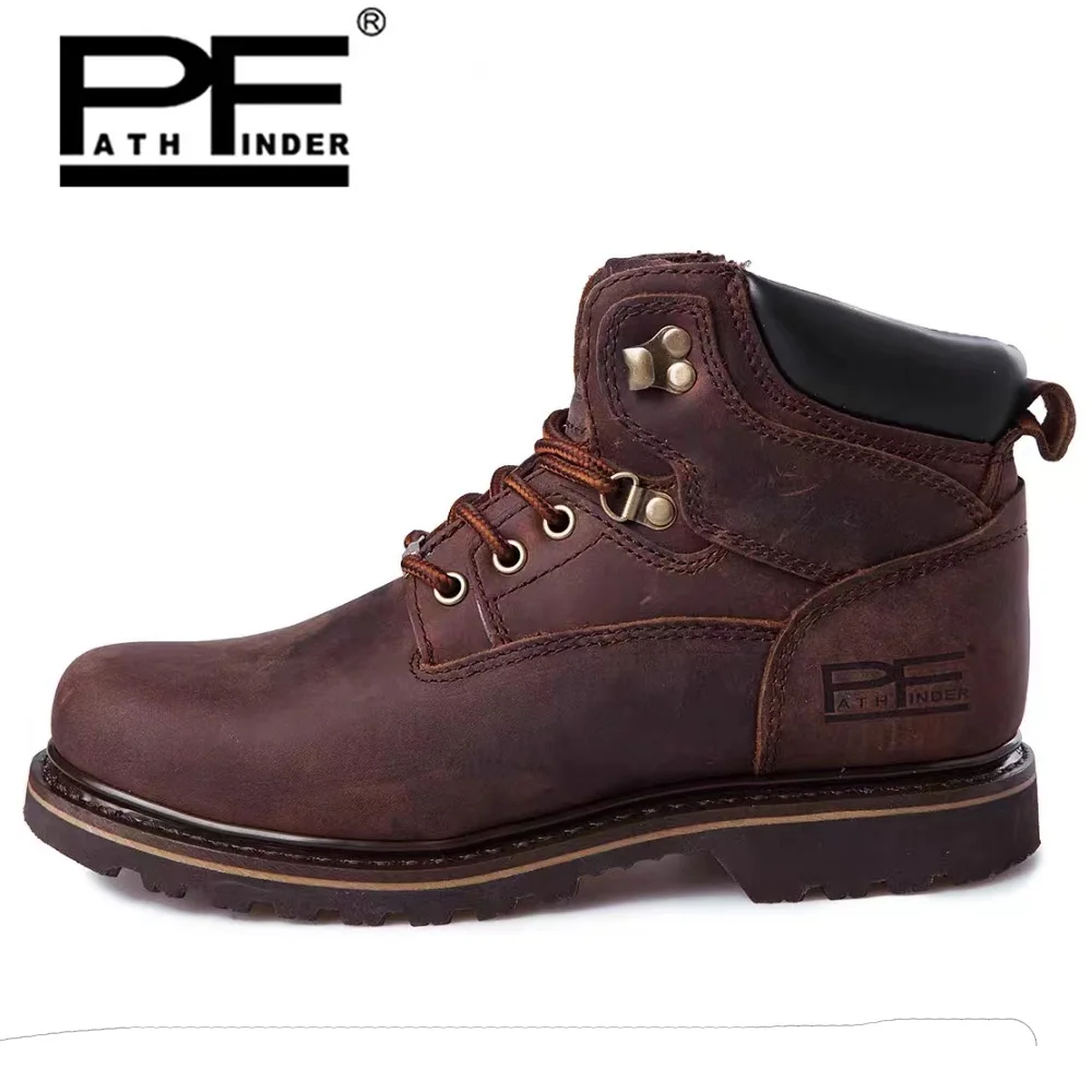 pf Men's Fashion Genuine Leath - Work Boot Steel Toe avaliação e preço