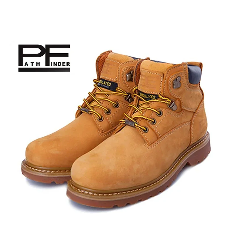 pf Men's Fashion Genuine Leath - Work Boot Steel Toe avaliação e preço