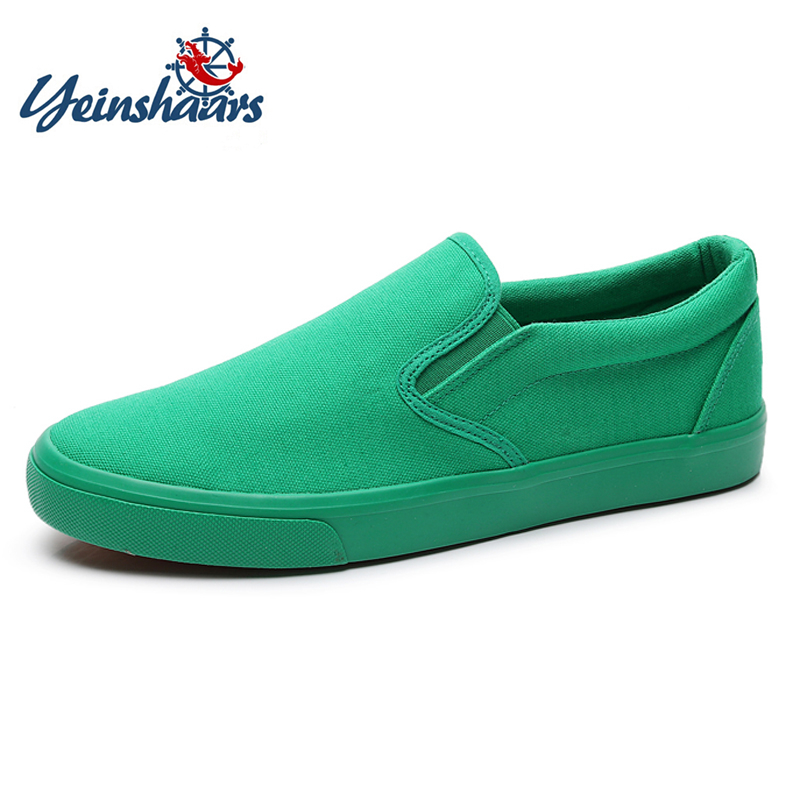 FUQIAO New Canvas Driving Shoe - Men'S Shoes Yellow And Black avaliação e preço