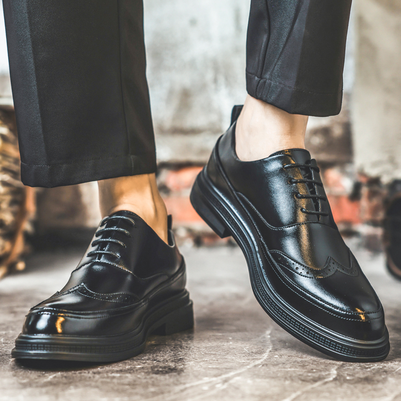 Men's Height Increasing Leathe - Men Shoes Formal avaliação e preço