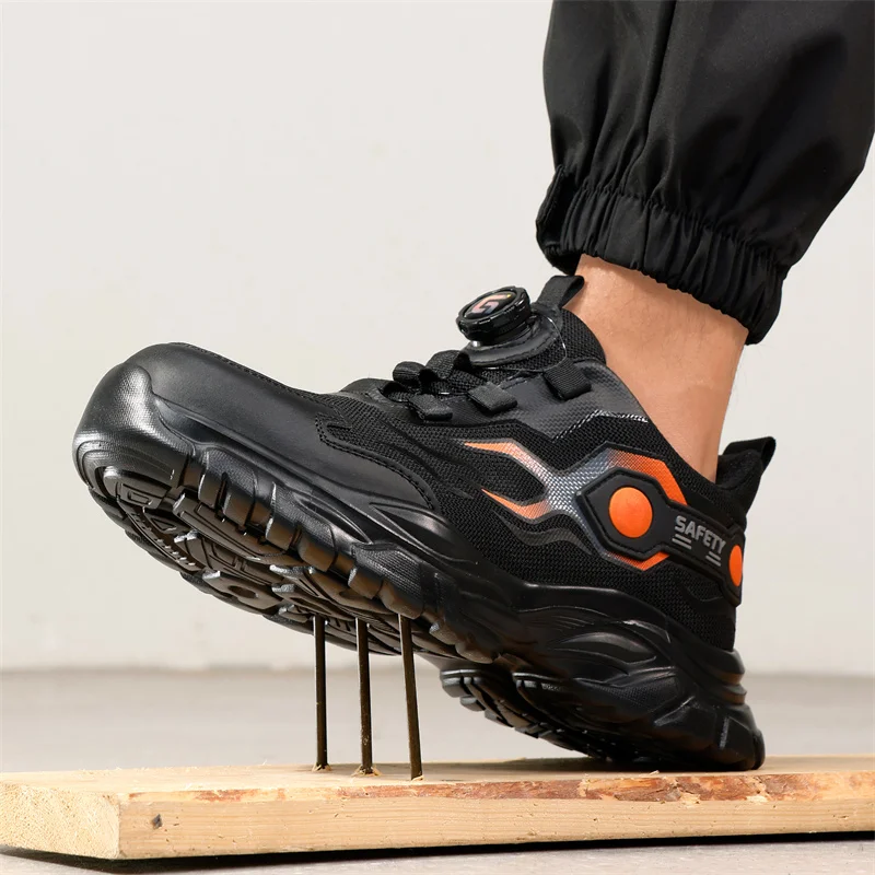 Men  Steel Toe Work Shoes Fash - Work Boot Steel Toe avaliação e preço