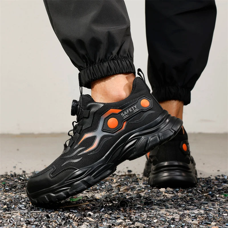 Men  Steel Toe Work Shoes Fash - Work Boot Steel Toe avaliação e preço