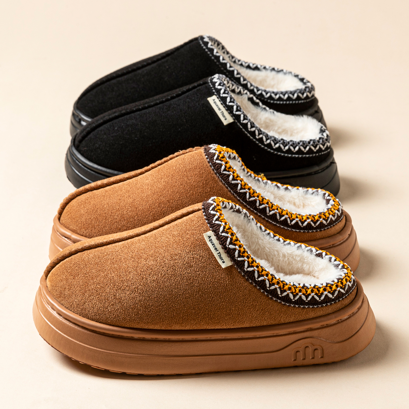 Winter Anti-slip Women's Soft  - Men Shoes Boots avaliação e preço
