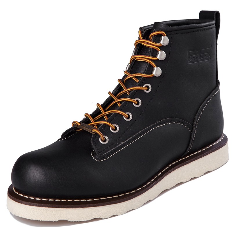 pf Men's Fashion Genuine Leath - Work Boot Steel Toe avaliação e preço