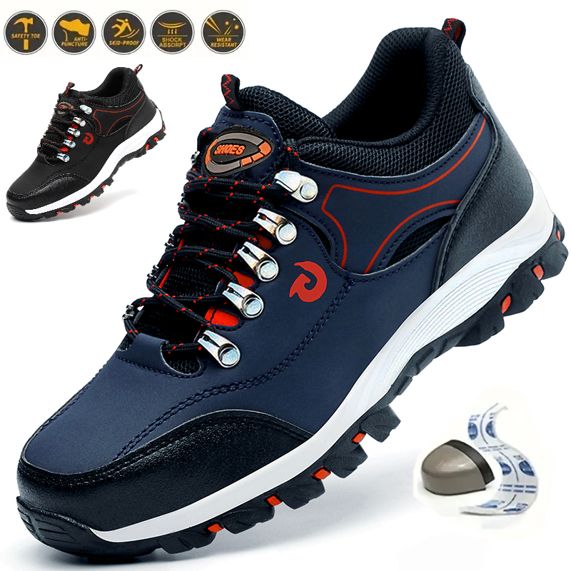 Steel Toe Safety Shoes for Men - Work Boot Steel Toe avaliação e preço
