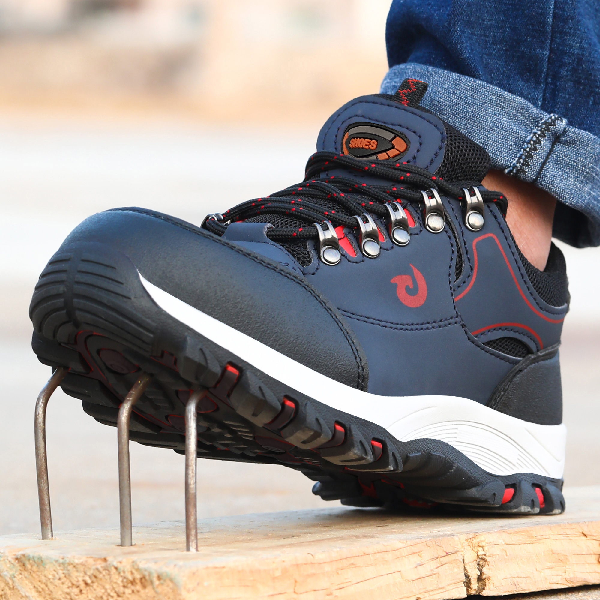 Steel Toe Safety Shoes for Men - Work Boot Steel Toe avaliação e preço
