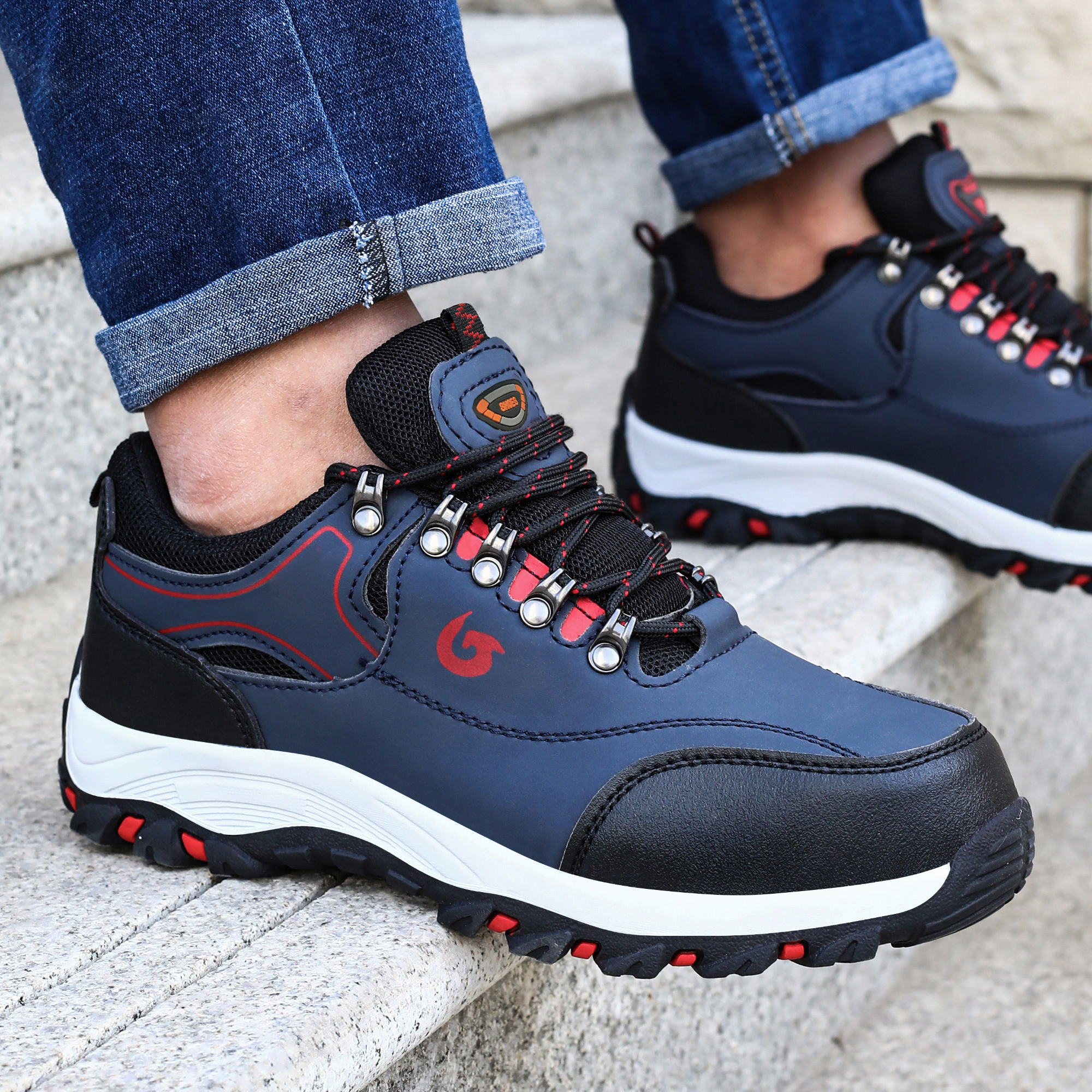 Steel Toe Safety Shoes for Men - Work Boot Steel Toe avaliação e preço