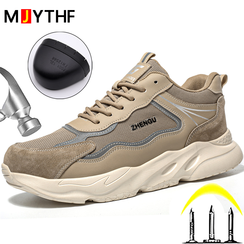 Work Sneakers For Men Safety S - Work Boot Steel Toe avaliação e preço
