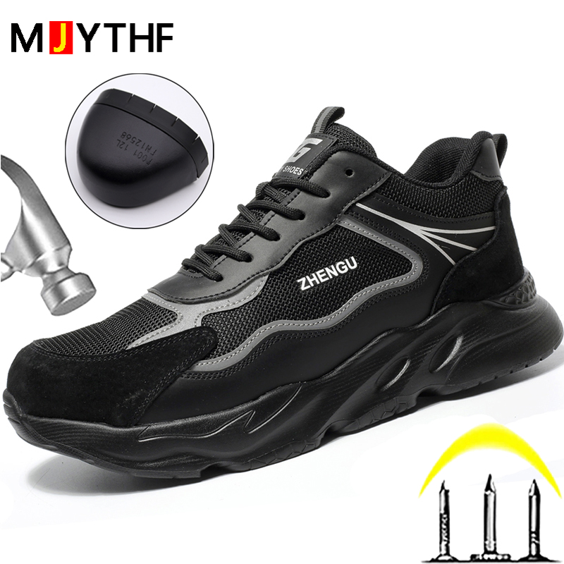 Work Sneakers For Men Safety S - Work Boot Steel Toe avaliação e preço