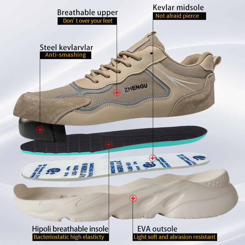 Work Sneakers For Men Safety S - Work Boot Steel Toe avaliação e preço