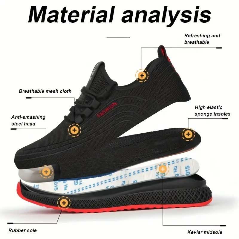 Anti-Smash Puncture-Proof Inde - Work Boot Steel Toe avaliação e preço