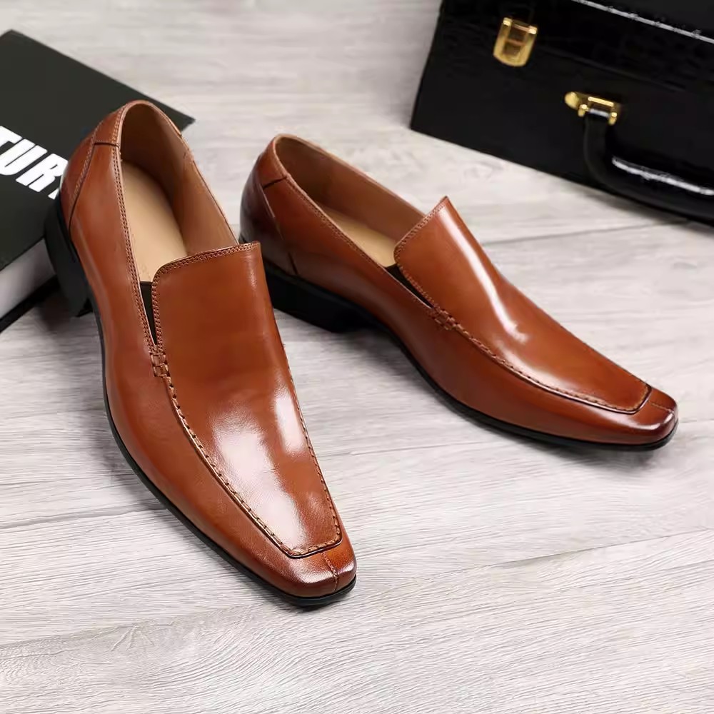 Japanese Style Pointed Leather - Men Shoes Formal avaliação e preço