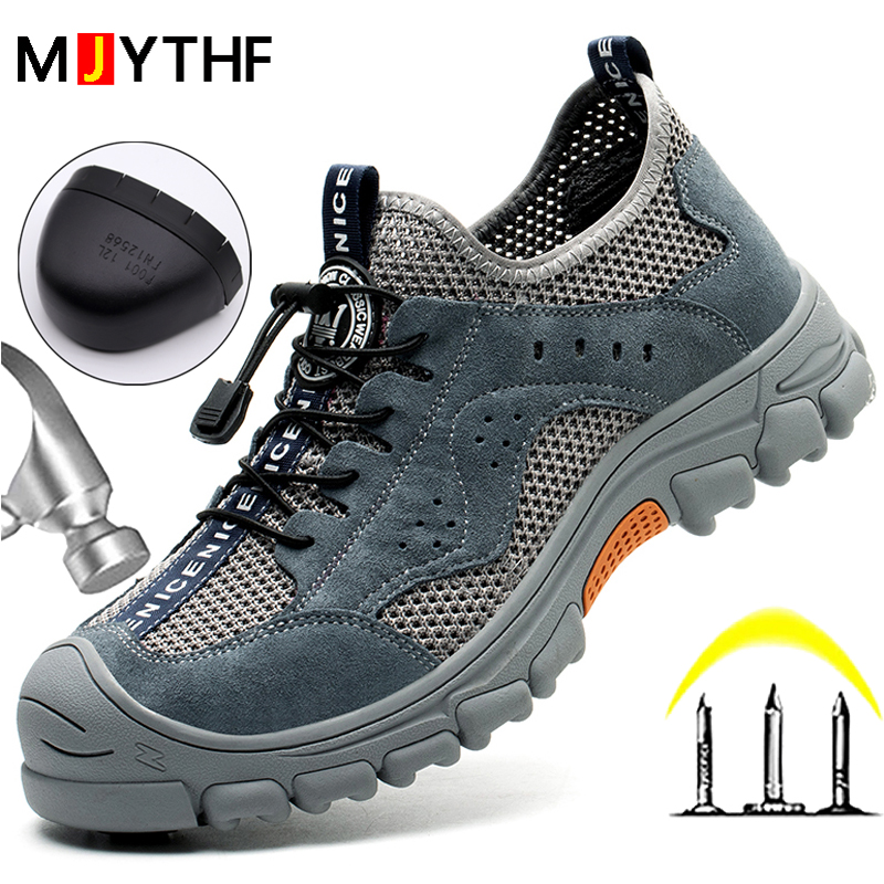 2026 Summer Safety Shoes Men A - Work Boot Steel Toe avaliação e preço