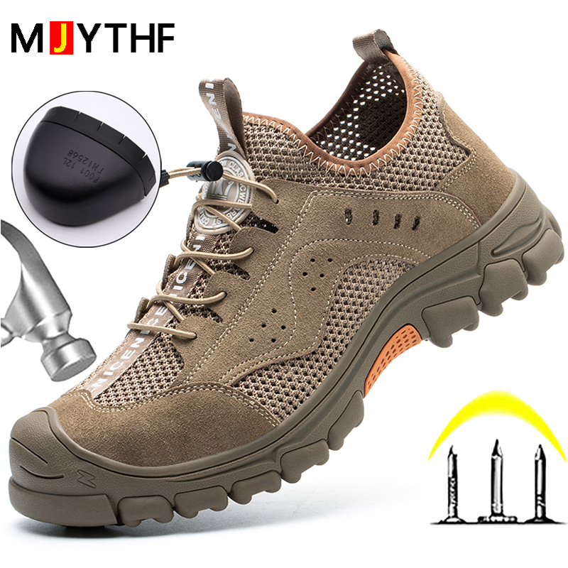 2026 Summer Safety Shoes Men A - Work Boot Steel Toe avaliação e preço