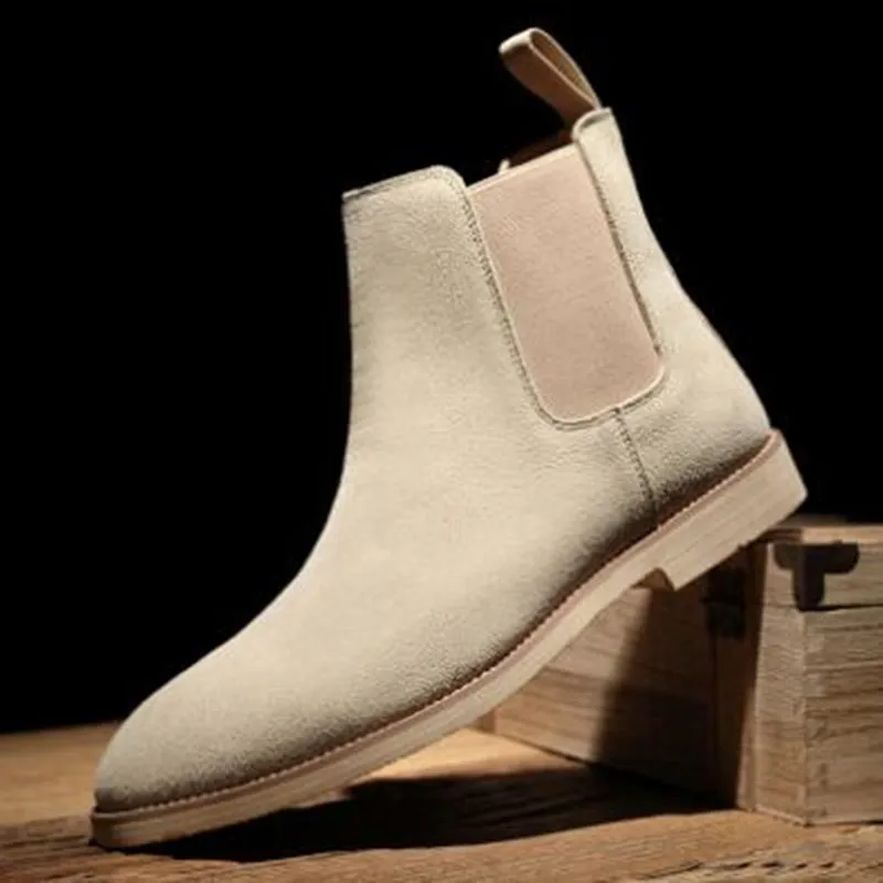 NEW Fashion Designer Chelsea B - Chelsea Boots Suede avaliação e preço