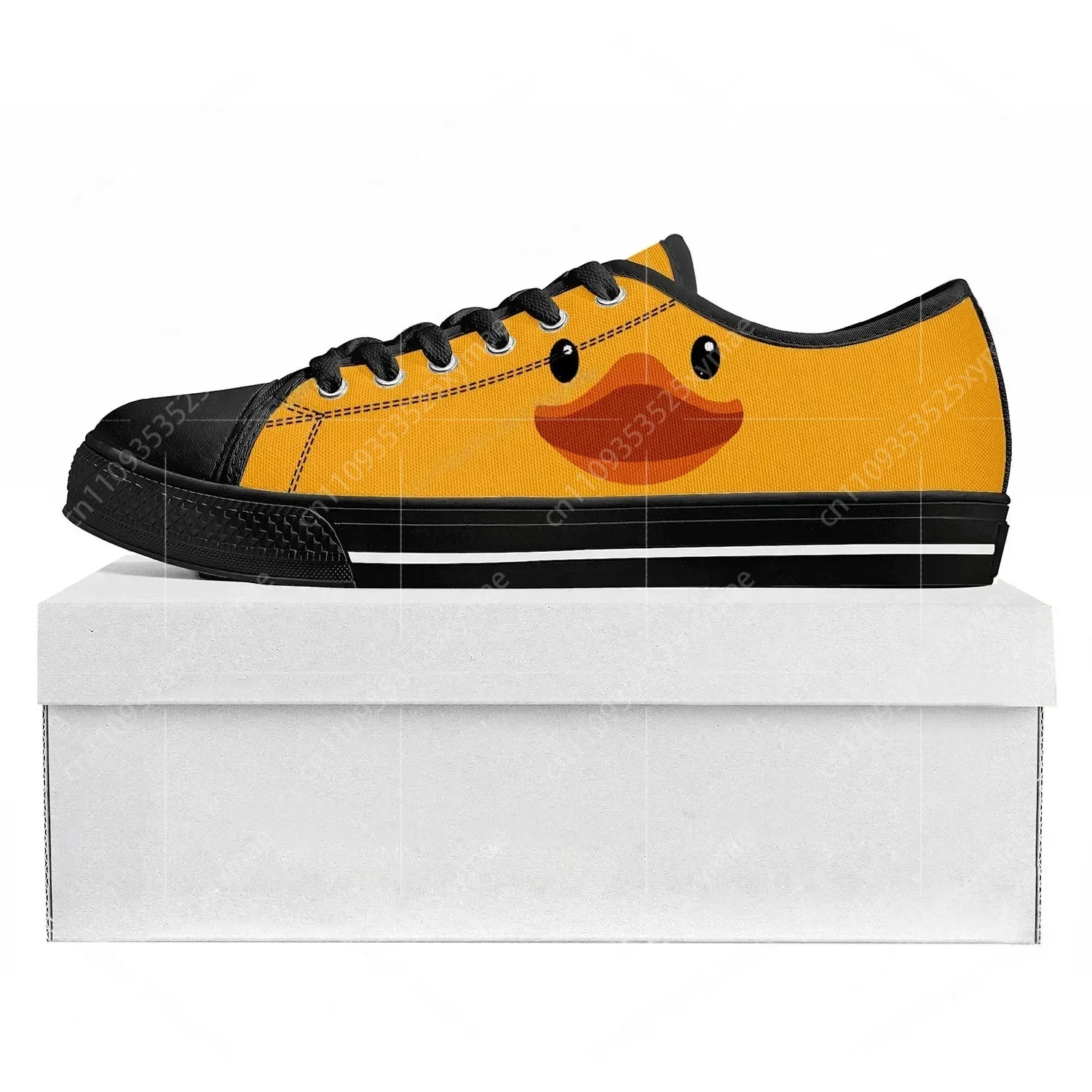 Yellow Duck Printed Low Top Hi - Men'S Shoes Yellow And Black avaliação e preço