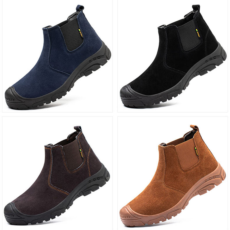 2026 New Men Boots Safety Shoe - Chelsea Boots Suede avaliação e preço