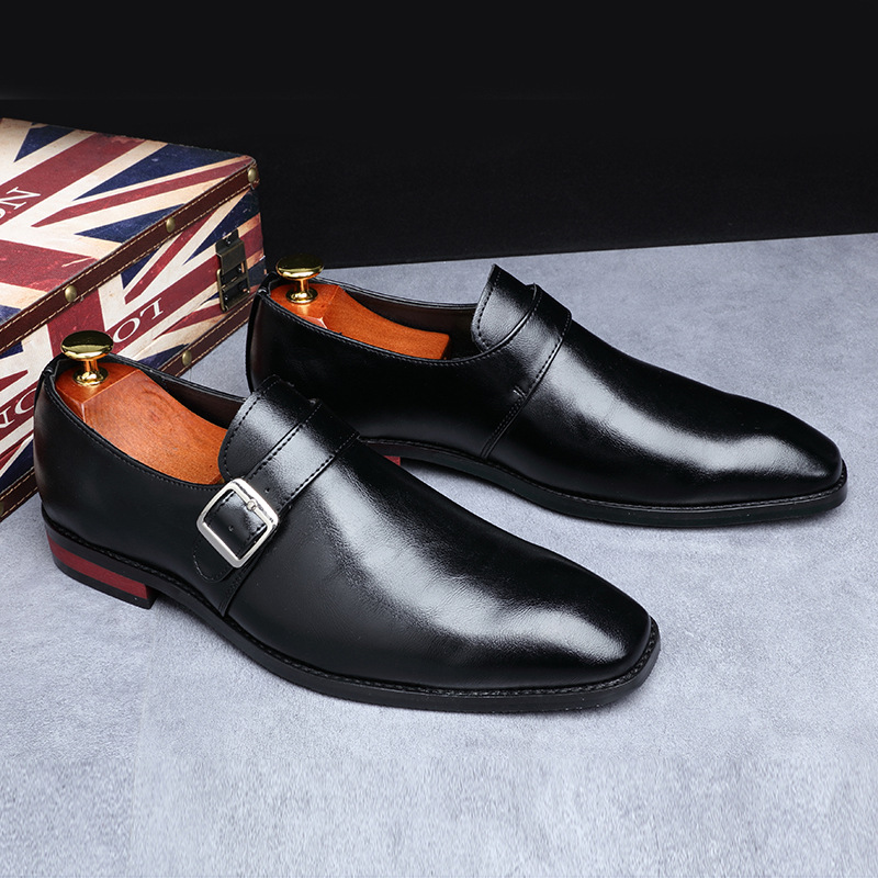 Luxury Men Shoes Patnet Leathe - Men'S Shoes Yellow And Black avaliação e preço