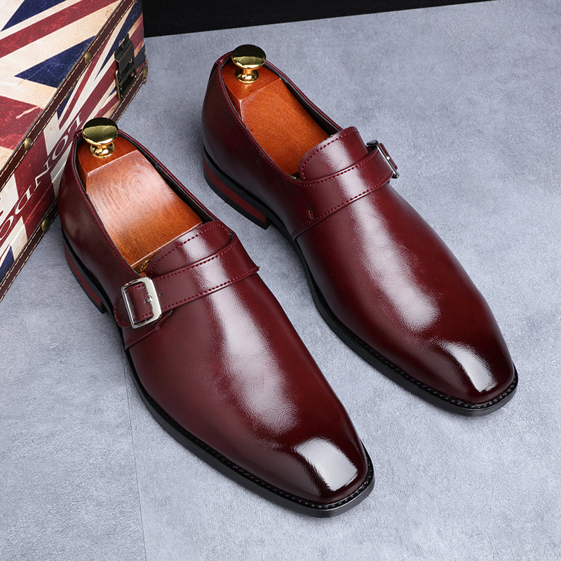 Luxury Men Shoes Patnet Leathe - Men'S Shoes Yellow And Black avaliação e preço