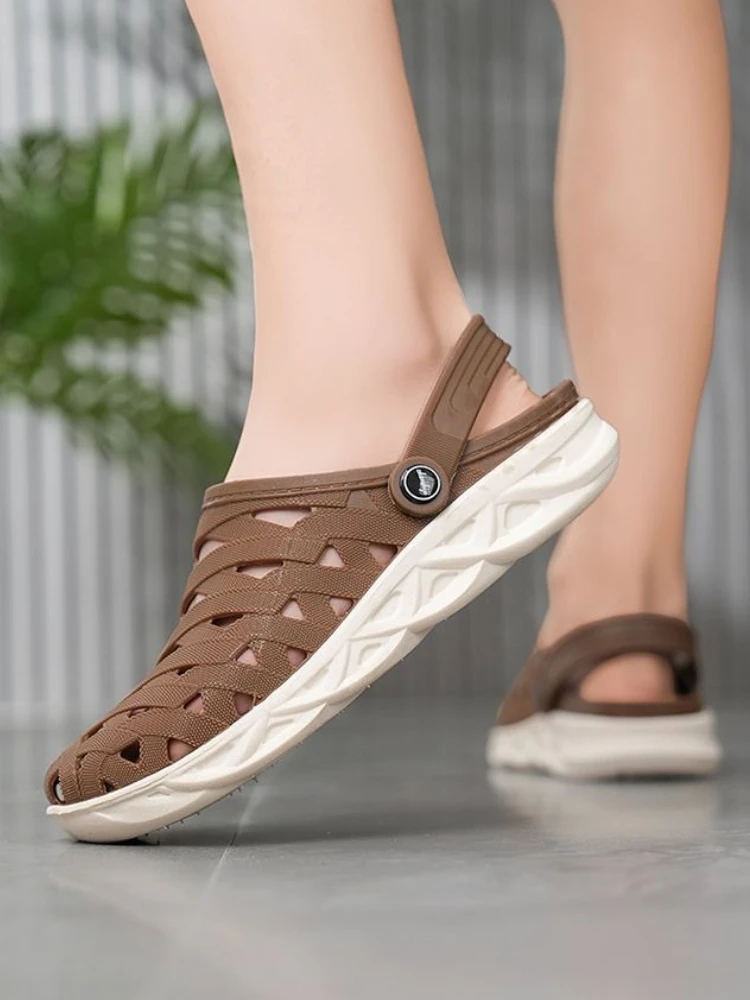 Flat Men's Sandal Beach Open T - Men Shoes On Clearance avaliação e preço