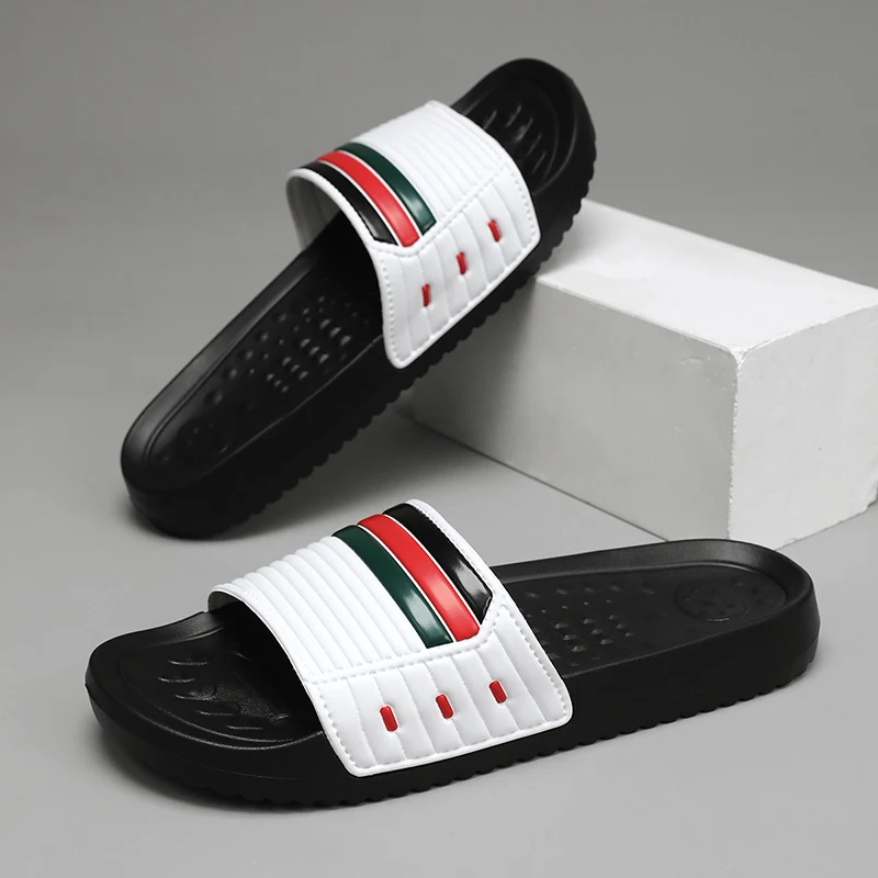 Men Shoes EVA Striped Slippers - Men'S Shoes Cloud avaliação e preço