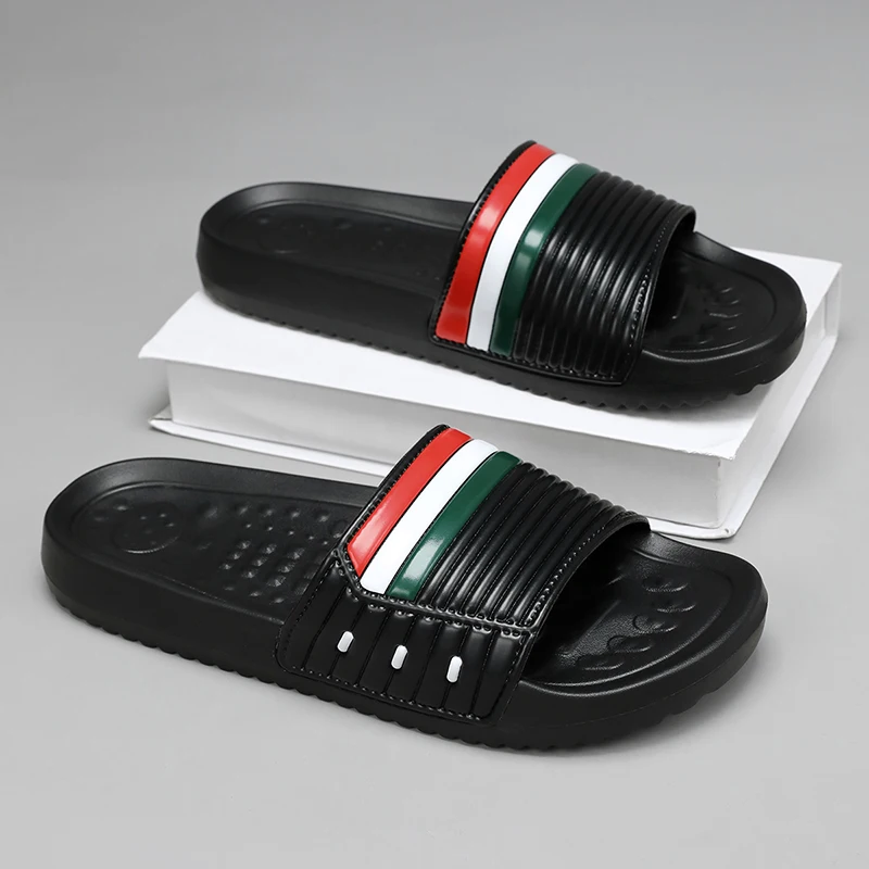 Men Shoes EVA Striped Slippers - Men'S Shoes Cloud avaliação e preço
