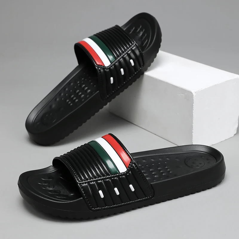 Men Shoes EVA Striped Slippers - Men'S Shoes Cloud avaliação e preço