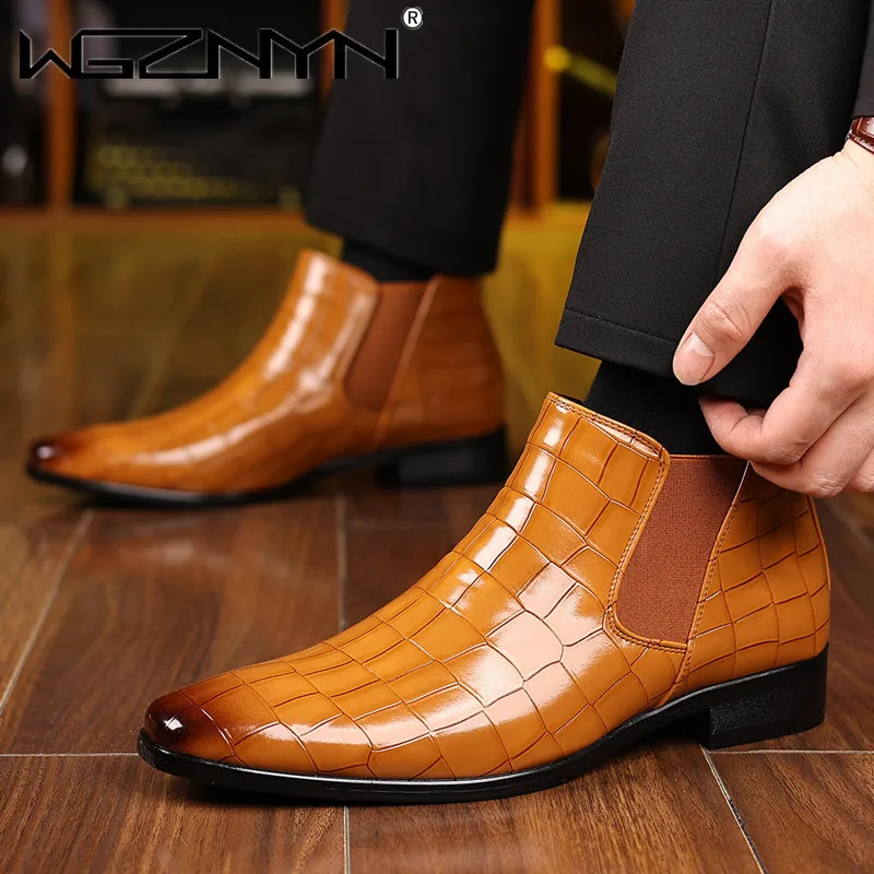 Luxury SIZE 39~48 Men Chelsea  - Men Shoes Formal avaliação e preço