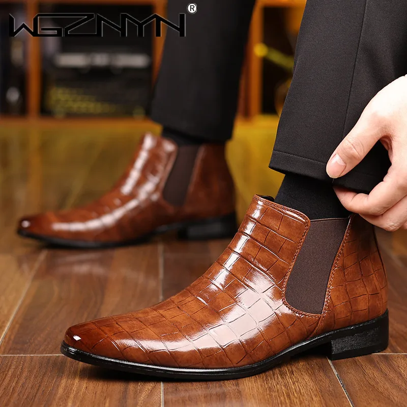 Luxury SIZE 39~48 Men Chelsea  - Men Shoes Formal avaliação e preço