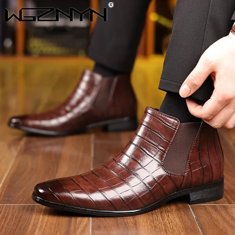 Luxury SIZE 39~48 Men Chelsea  - Men Shoes Formal avaliação e preço