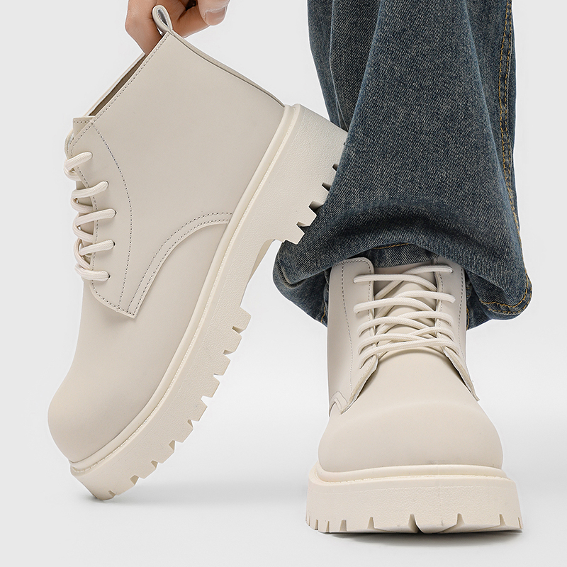 100%Genuine Leather Mens Boots - Chelsea Boots Suede avaliação e preço