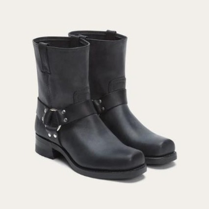 Men's Black Leather Buckle Mot - Chelsea Boots Suede avaliação e preço