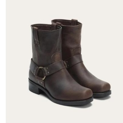 Men's Black Leather Buckle Mot - Chelsea Boots Suede avaliação e preço