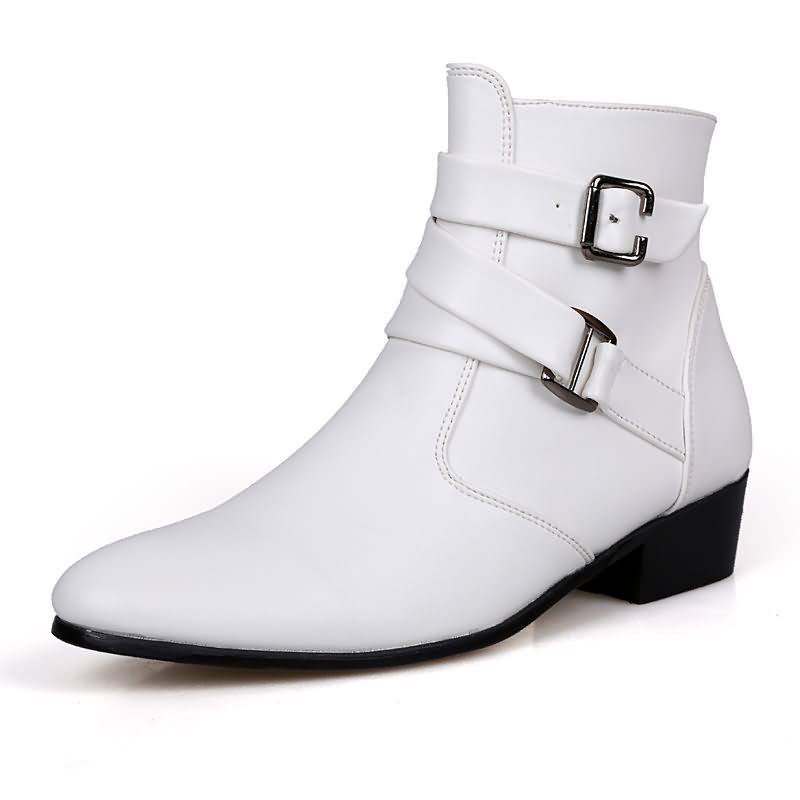 Luxury Men Boots Leather Chels - Chelsea Boots Suede avaliação e preço