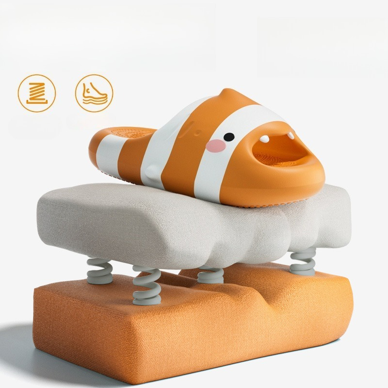 Cute Fish Cartoon Slides Women - Men'S Shoes Cloud avaliação e preço