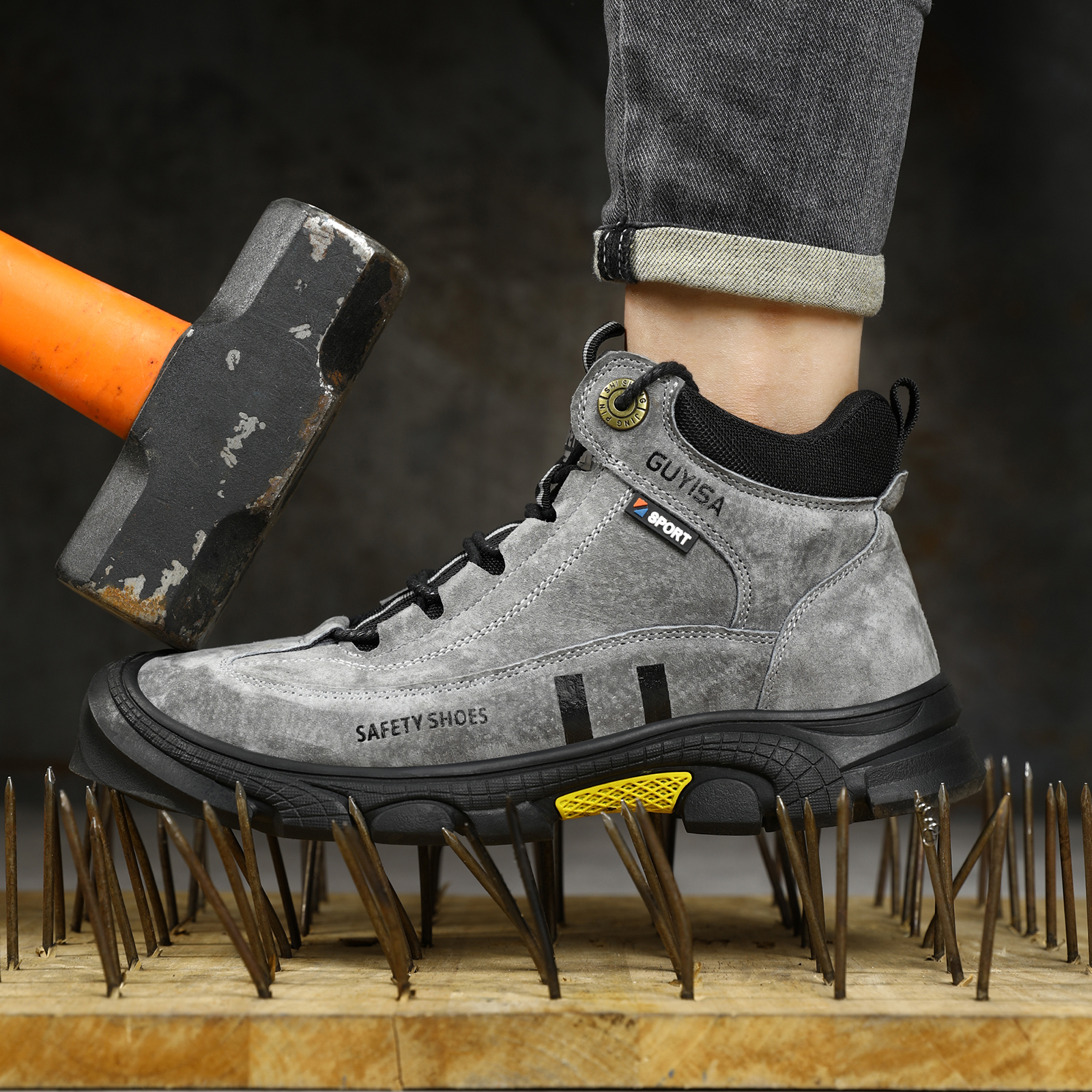 Men's work shoes with rubber s - Men Shoes Models avaliação e preço