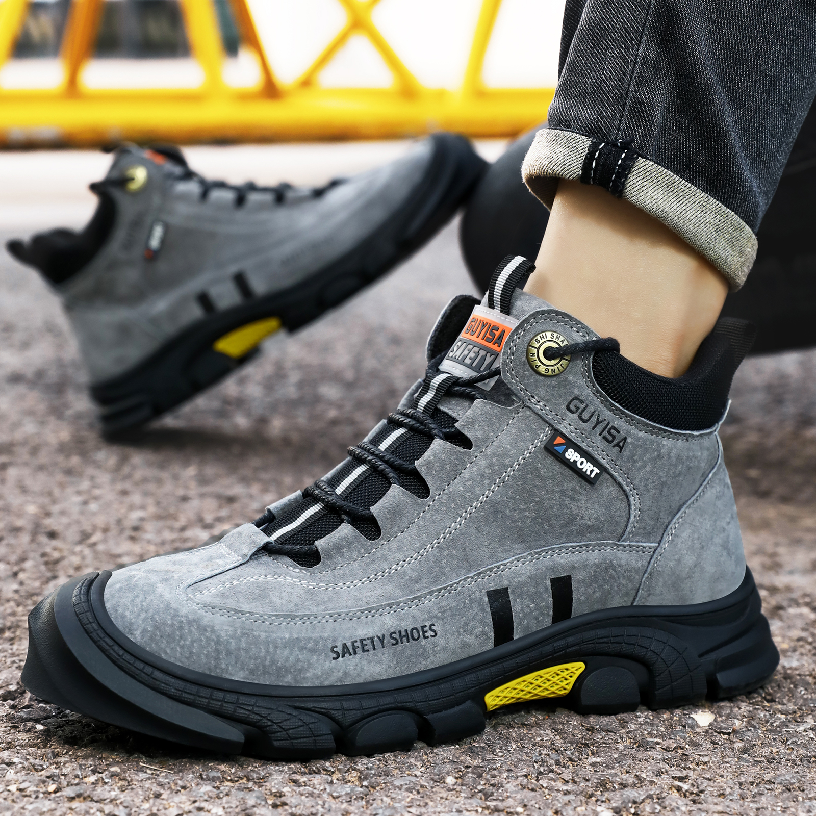 Men's work shoes with rubber s - Men Shoes Models avaliação e preço