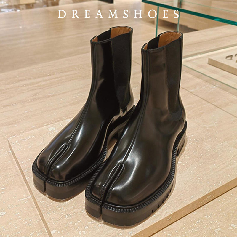 2026 Retro Split Toe Ankle Boo - Chelsea Boots Suede avaliação e preço