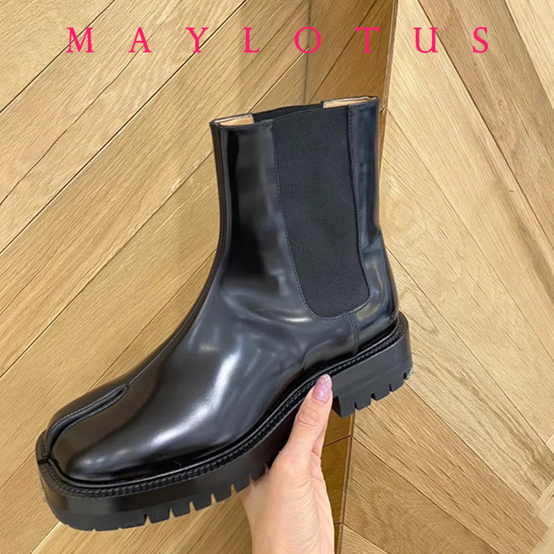 2026 Retro Split Toe Ankle Boo - Chelsea Boots Suede avaliação e preço