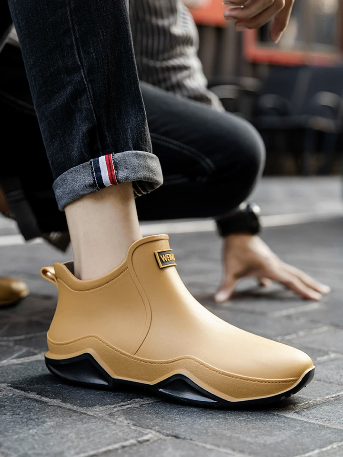 Fashion Couple's Outdoor Rain  - Men Shoes Office avaliação e preço