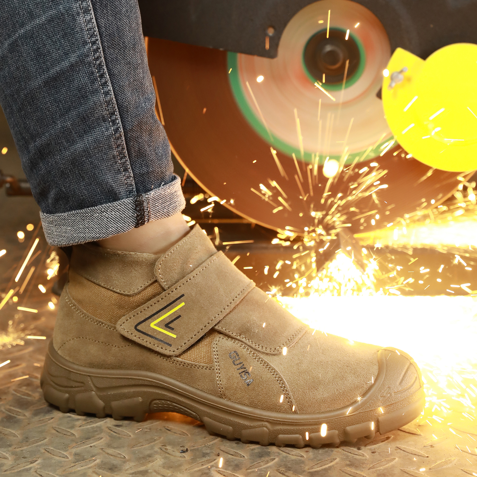 Work shoes for men, anti-shatt - Men Shoes Models avaliação e preço