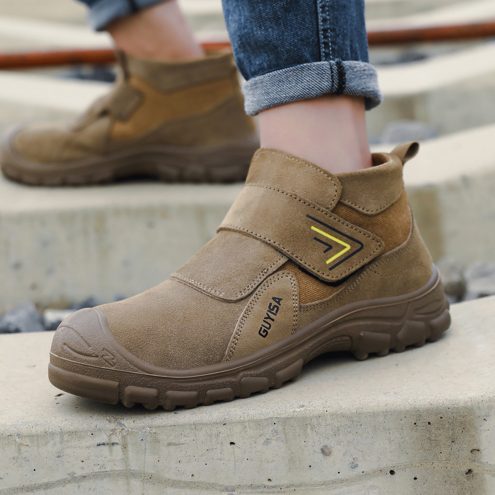 Work shoes for men, anti-shatt - Men Shoes Models avaliação e preço
