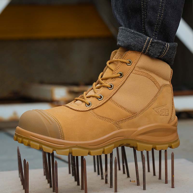 Genuine Leather Men's Boots Sa - Work Boot Steel Toe avaliação e preço